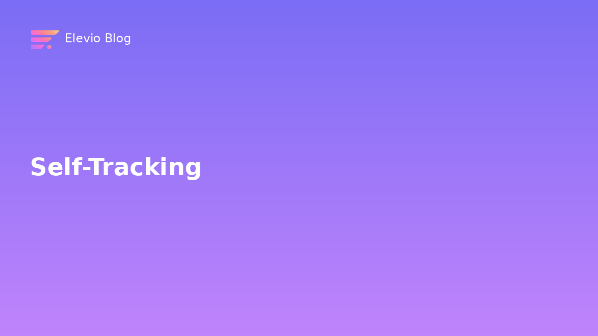 Self-tracking guide